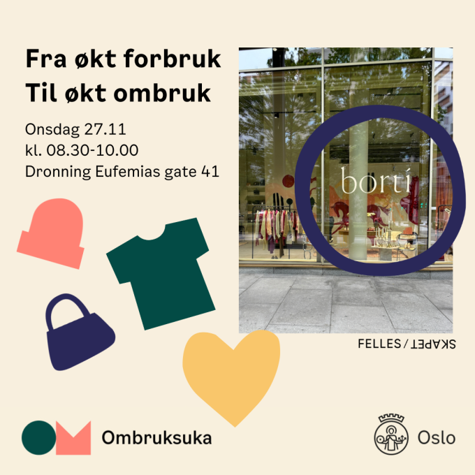 Oslo Re – et frokostmøte om tekstil og gjenbruk