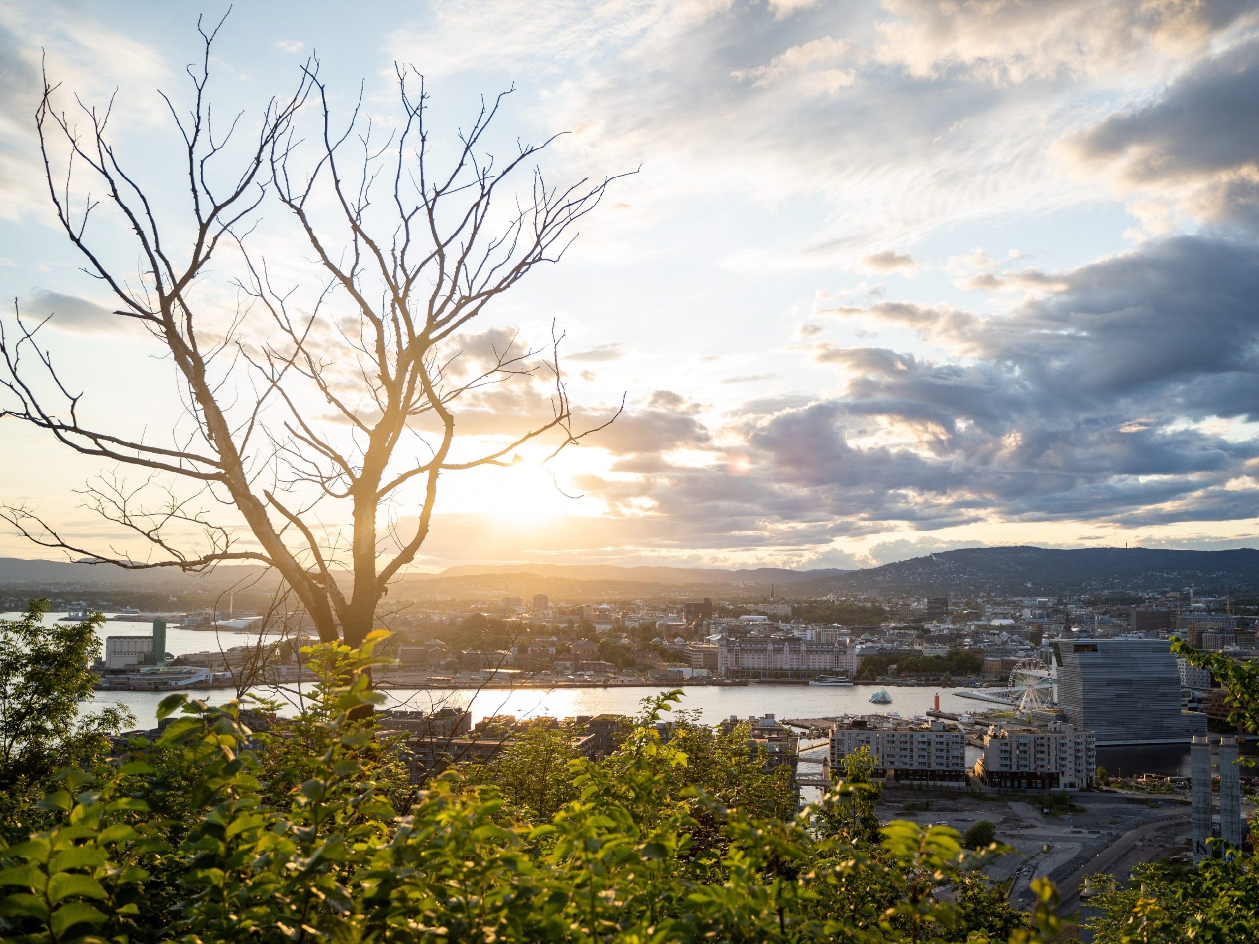 Oslo skyline, vår. Fotograf Håkon Stavland Lexberg